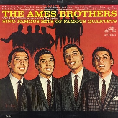 Ames Brothers, The / Famous Hits of Famous Quartets | RCA Victor LPM-1954 | Mono | 1959