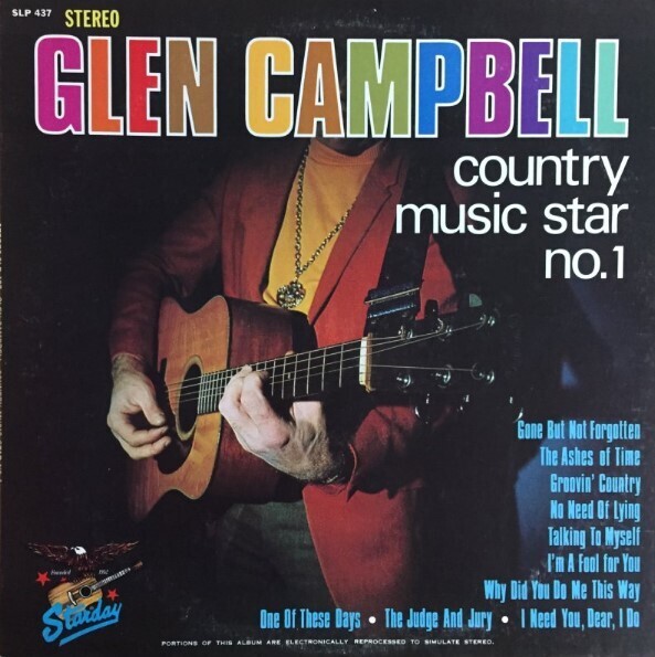 Campbell, Glen / Country Music Star No. 1 | Starday SLP-437 | Stereo | 1969