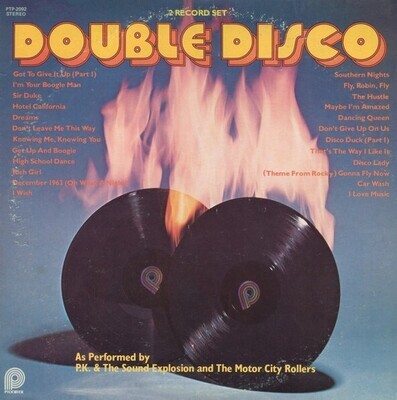P.K. + The Sound Explosion / Double Disco | Pickwick PTP-2092 | with The Motor City Rollers | 1977