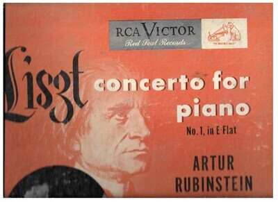 Rubinstein, Artur / Liszt: Concerto For Piano No. 1, in E-Flat | RCA Victor Red Seal DM-1144 | 1947