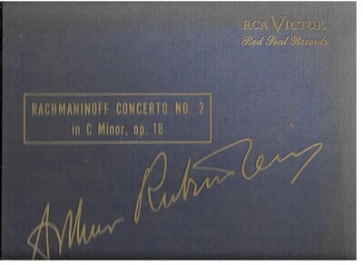 Rubinstein, Artur / Rachmaninoff: Concerto No. 2 in C Minor, Op. 18 | RCA Victor Red Seal DV-6 | 1948