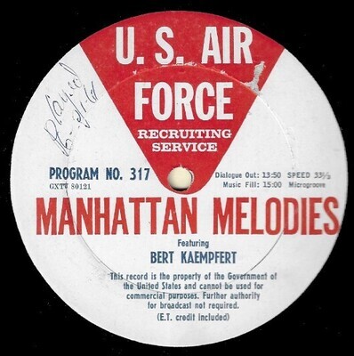 Kaempfert, Bert / Manhattan Melodies | U.S. Air Force - Program No. 317 | Henry Jerome