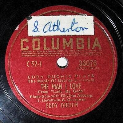 Duchin, Eddy / The Man I Love | Columbia 36076 | 1944