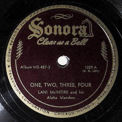 McIntire, Lani / One, Two, Three, Four | Sonora 1029 | March 1944