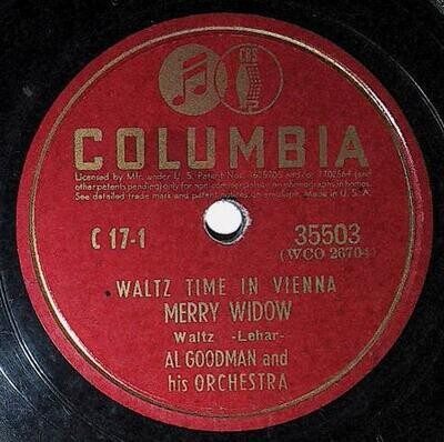 Goodman, Al / Merry Widow | Columbia 35503 | June 1940