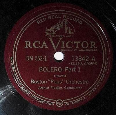 Fiedler, Arthur / Ravel: Bolero (Part 1) | RCA Victor Red Seal 13842 | Boston Pops