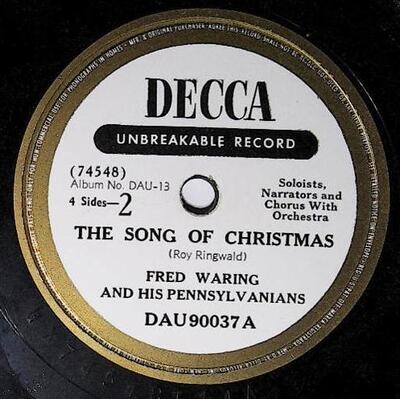 Waring, Fred / The Song of Christmas (Part 2) | Decca DAU-90037 | 1948