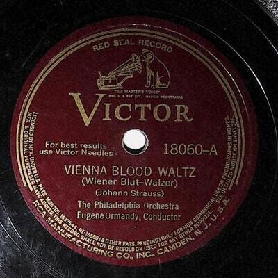 Ormandy, Eugene / Vienna Blood Waltz | Victor Red Seal 18060 | 1942