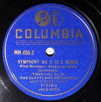 Rodzinski, Artur / Symphony No. 5 In E Minor (First Movement) | Columbia 11216-D | Tchaikovsky | 1940 | Conclusion