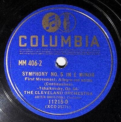 Rodzinski, Artur / Symphony No. 5 In E Minor (First Movement) | Columbia 11215-D | Tchaikovsky | 1940 | Continuation