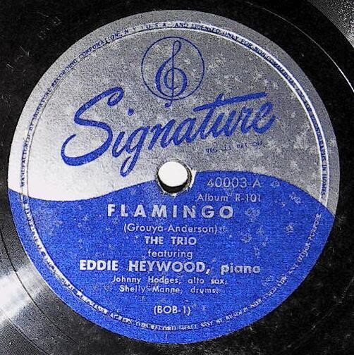 Heywood, Eddie / Flamingo | Signature 40003 | October 1946