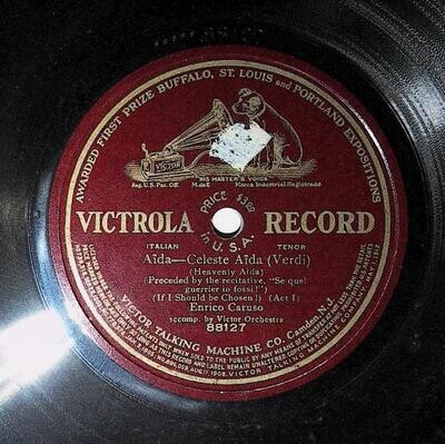 Caruso, Enrico / Aida-Celeste Aida | Victrola 88127 | One-Sided | 1908