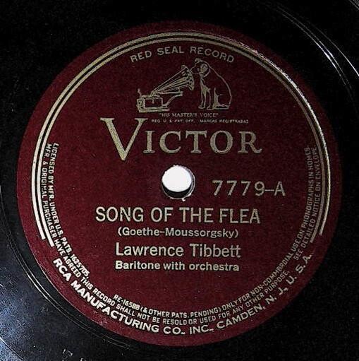 Tibbett, Lawrence / Song of the Flea | Victor Red Seal 7779 | 1932