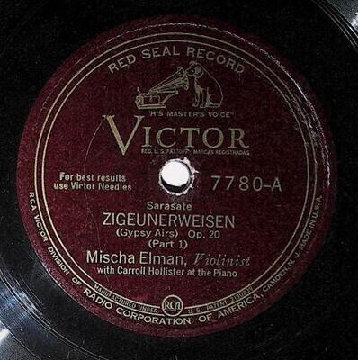 Elman, Mischa / Zigeunerweisen (Gypsy Airs) | Victor Red Seal 7780 | Part 1 | 1943