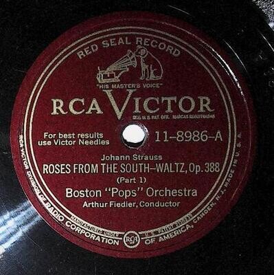 Fiedler, Arthur / Roses From the South | RCA Victor Red Seal 11-8986 | Strauss | 1946