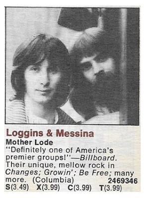 Loggins + Messina / Mother Lode | Columbia / 1974