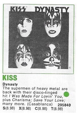 Kiss / Dynasty | Casablanca / 1979