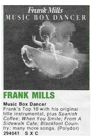 Mills, Frank / Music Box Dancer | Polydor | 1979