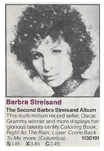 Streisand, Barbra / The Second Barbra Streisand Album | Columbia / 1963