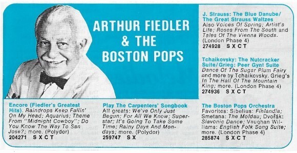 Fiedler, Arthur / Encore (Fiedler&#39;s Greatest Hits) | Polydor | 1971 | Boston Pops