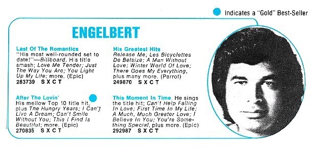 Humperdinck, Engelbert / Last of the Romantics | Epic / 1978