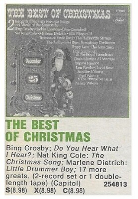 Various Artists / The Best of Christmas | Capitol | 1969