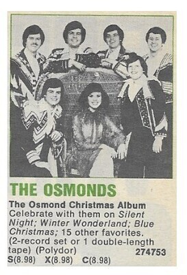 Osmonds, The / The Osmond Christmas Album | Polydor | 1976
