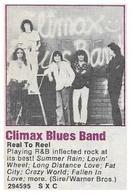 Climax Blues Band / Real To Reel | Sire-Warner Bros. | 1979