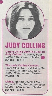 Collins, Judy / Colors of the Day (The Best of Judy Collins) | Elektra | 1972