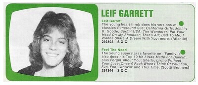 Garrett, Leif / Leif Garrett | Atlantic | 1977