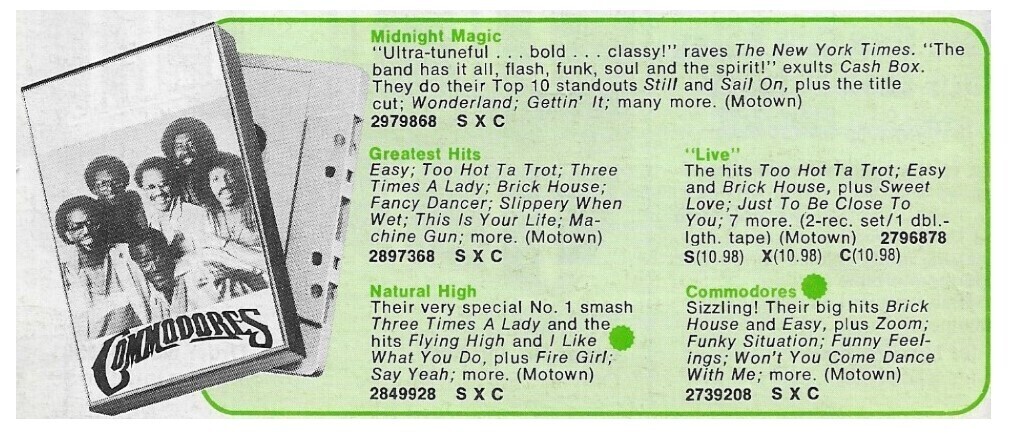 Commodores / Midnight Magic | Motown / 1979