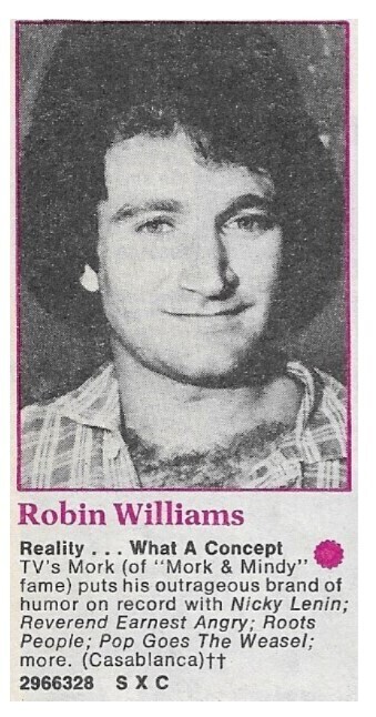 Williams, Robin / Reality...What a Concept | Casablanca | 1979