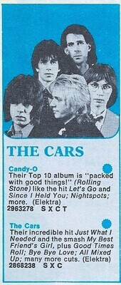 Cars, The / Candy-O | Elektra | 1979