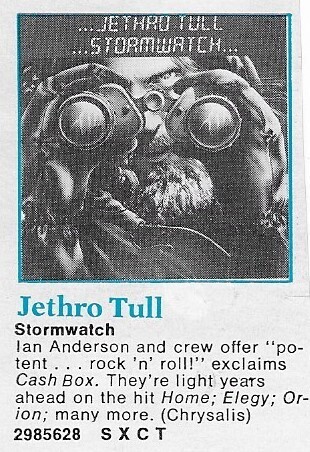 Jethro Tull / Stormwatch | Chrysalis | 1979