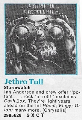 Jethro Tull / Stormwatch | Chrysalis / 1979