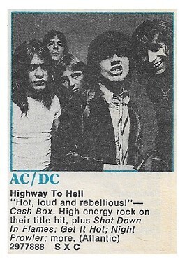 AC/DC / Highway To Hell | Atlantic | 1979