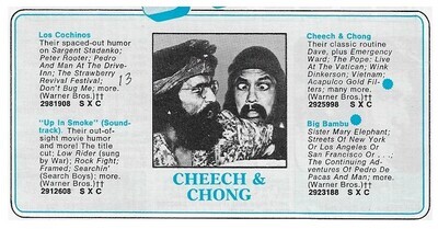 Cheech + Chong / Los Cochinos | Warner Bros. / 1973