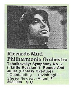 Muti, Riccardo / Tchaikovsky: Symphony No. 2 (Little Russian) | Angel / 1978