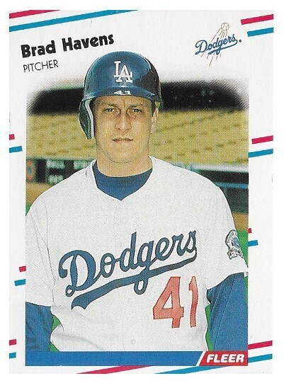 Havens, Brad / 1988 Los Angeles Dodgers | Fleer #517