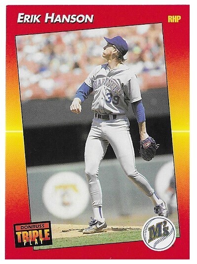 Hanson, Erik / 1992 Seattle Mariners | Triple Play #20