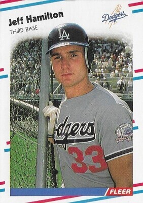 Hamilton, Jeff / 1988 Los Angeles Dodgers | Fleer #515