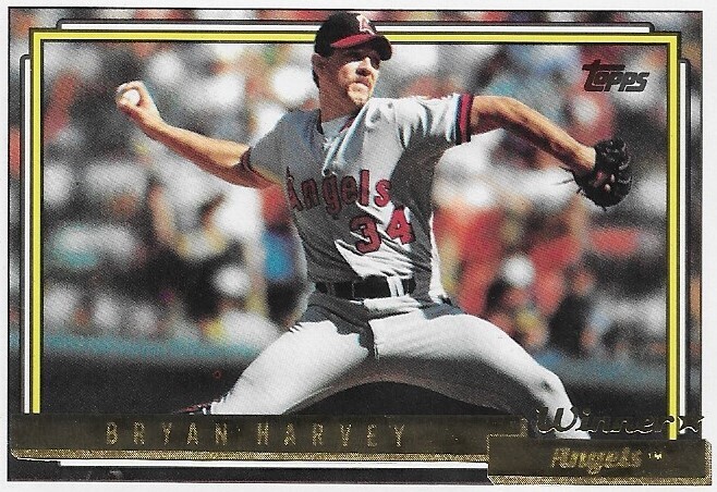 Harvey, Bryan / 1992 California Angels | Topps #568