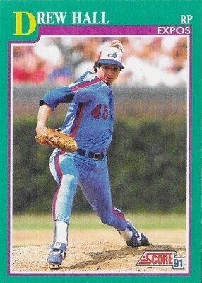 Hall, Drew / 1991 Montreal Expos | Score #581