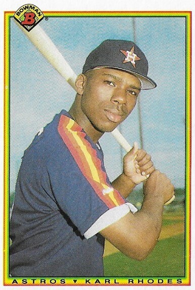 Rhodes, Karl / 1990 Houston Astros | Bowman #79