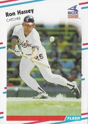 Hassey, Ron / 1988 Chicago White Sox | Fleer #399