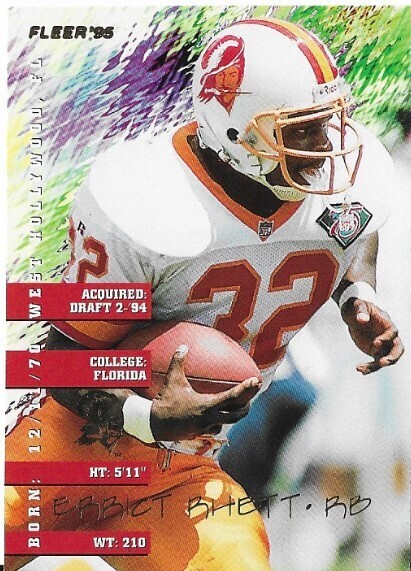 Rhett, Errict / 1995 Tampa Bay Buccaneers | Fleer #380