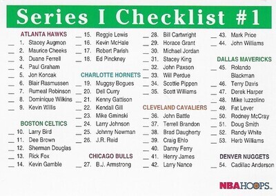 Hoops / 1992 Checklist (1-115) | Hoops #348