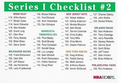 Hoops / 1992 Checklist (116-229) | Hoops #349