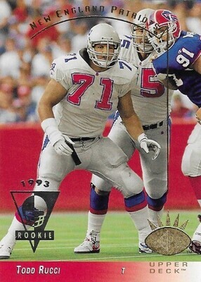 Rucci, Todd / 1993 New England Patriots | SP #168