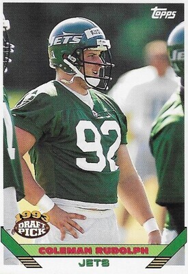 Rudolph, Coleman / 1993 New York Jets | Topps #307